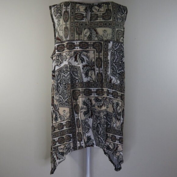Dana Buckman Women's Floral Sleeveless Pullover Tunic Size XL (C1642) - Picture 5 of 7